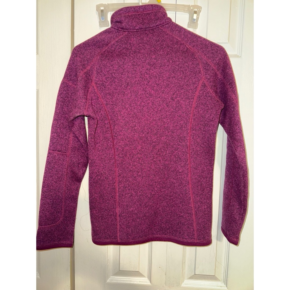 Patagonia Women's Purple Quarter-Zip Pullover - Picture 4 of 5